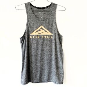 Nike Trail DRI-FIT Tank Grey Size S